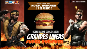 Video burguer Digitalanzeige (16:9) template