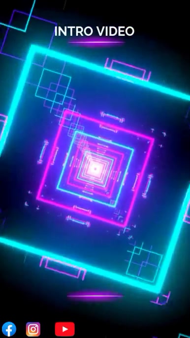 Video Digital Display (9:16) template