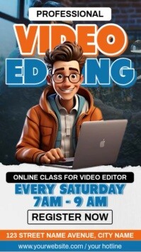 Video Editing Services Template | PosterMyWall