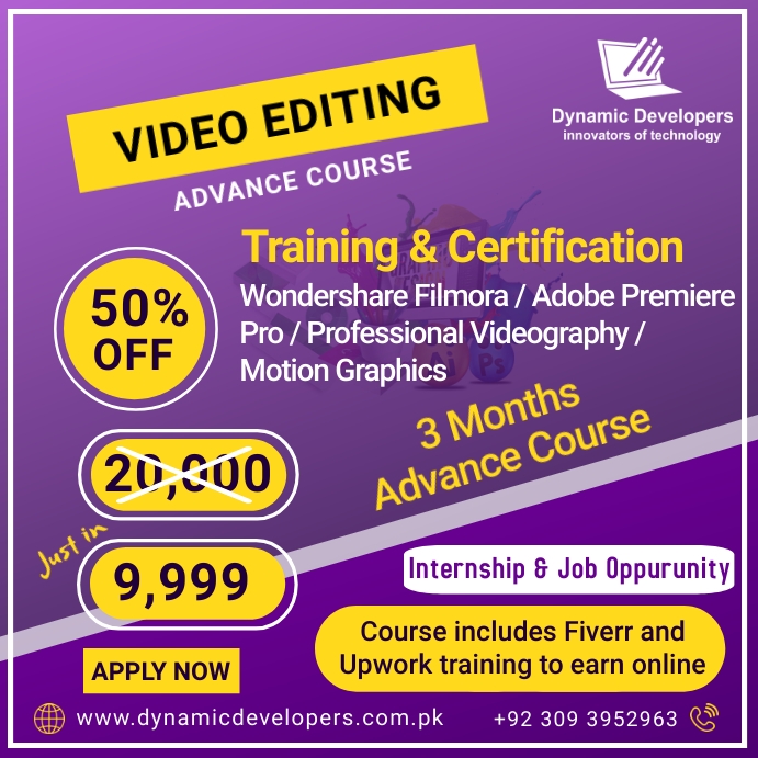 Copy of video editing course post design | PosterMyWall