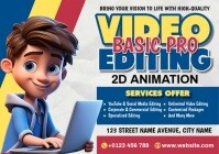 Video Editing Template A4