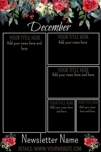 December Newsletter Template | PosterMyWall