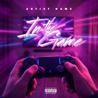 Video Game Album cover template