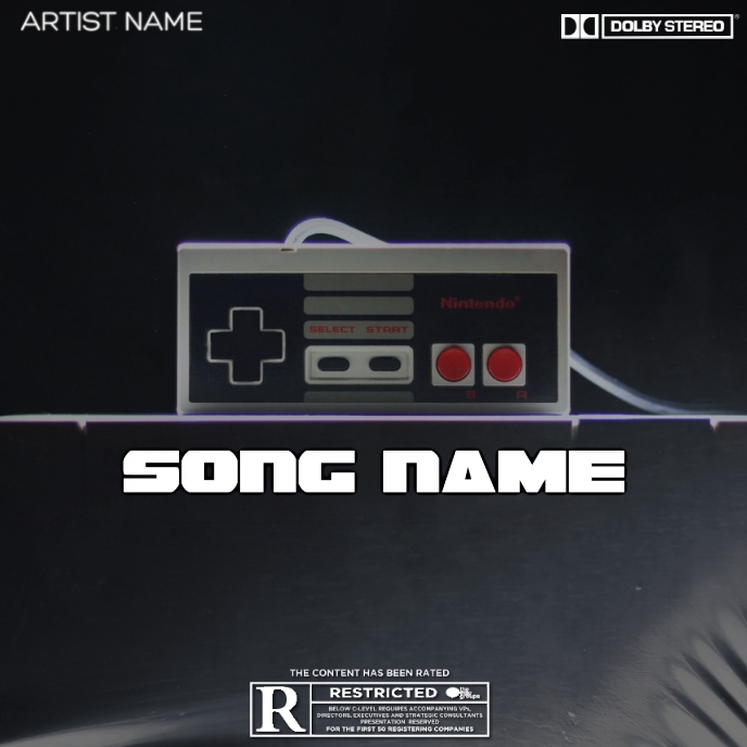 Video game album cover Template PosterMyWall