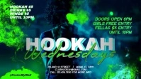 Video Hookah Digital Display Smoke Bar Neon template