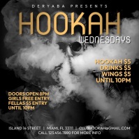 Shisha Promotion Hookah Instagram Promo Banner Template | PosterMyWall