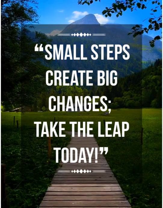 Video Inspirational Quote Template Cartaz/placa