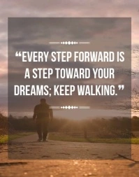 Video Inspirational Quote Template 海报/墙板