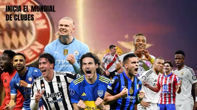 Video intro mundial de clubes 2025 Digitalt display (16:9) template