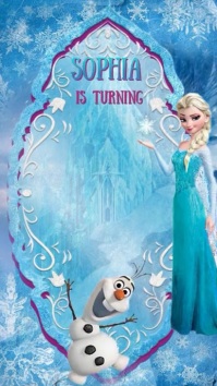 230 Frozen Birthday Invitation Customizable Design Templates Postermywall