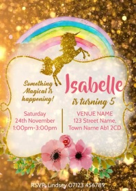260 Unicorn Customizable Design Templates Postermywall
