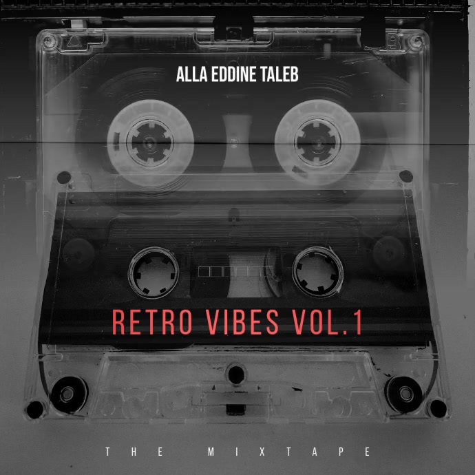 Video Retro Cassette tape Compact cd cover