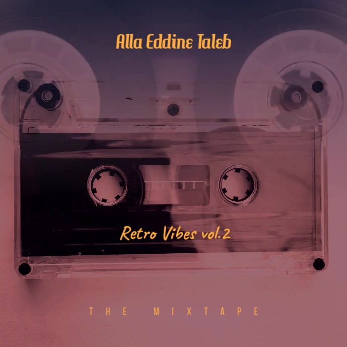 Video Retro Vibes Cassette CD Cover Music Template | PosterMyWall
