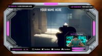 Video Streaming Twitch Overlay Template