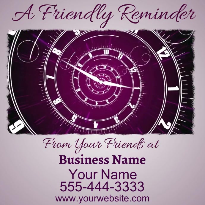 Video Time Change Daylight Savings Business Template PosterMyWall