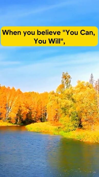 VIDEO: Your Mindset Is Everything Video Ekran reklamowy (9:16) template