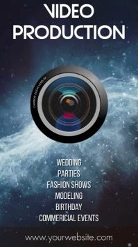 Videographer & Video Agency Promotion Digital Display (9:16) template