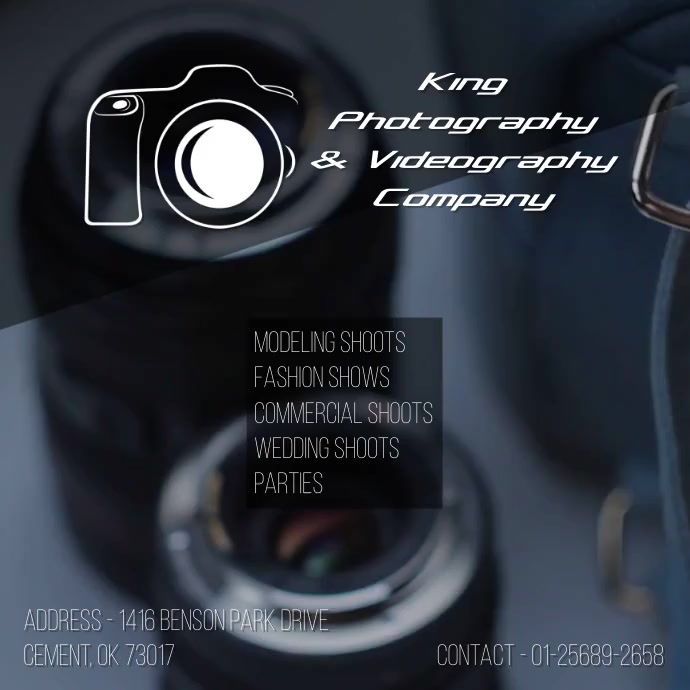 Copy of Videographers & Video Agency PosterMyWall