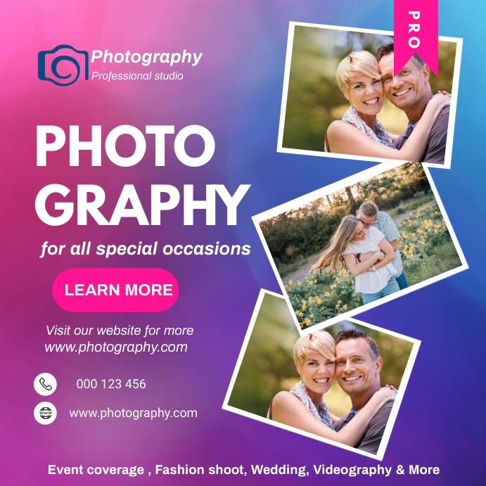 VIDEOGRAPHERS & VIDEO AGENCY Template PosterMyWall