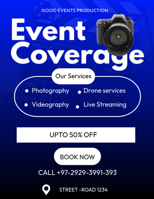 Video Flyer Copy of videography flyer | PosterMyWall