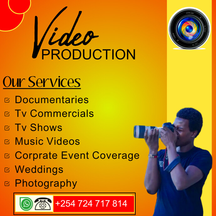 Videostudio Flyer videography flyer Template | PosterMyWall