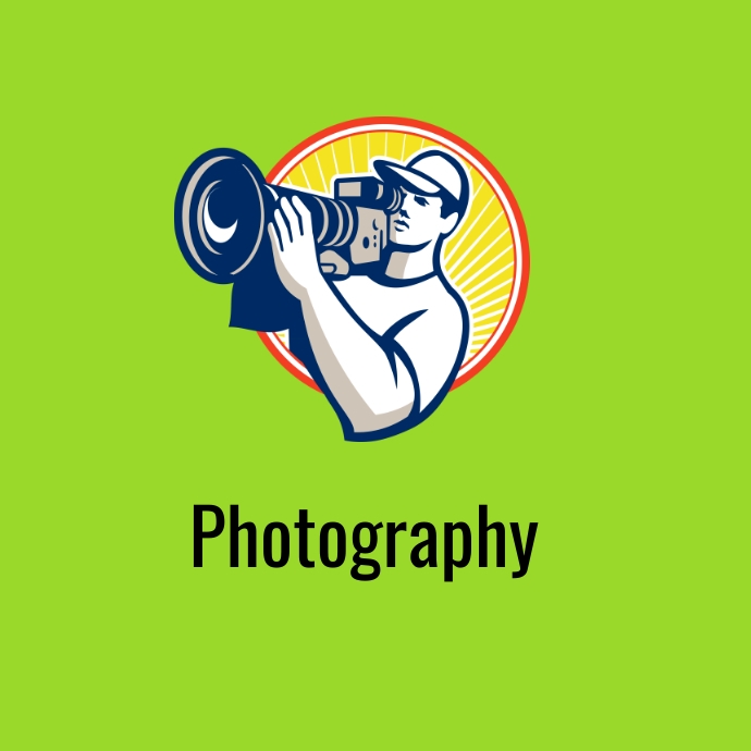photography logo, videography logo template