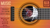 Live Music Video Template Digital Display (16:9)
