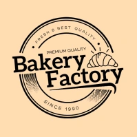 Vintage Bakery Logo template