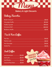 Jaune Bakery Menu Flyer Template - Page 3