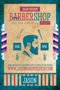 Buat Poster Menarik Untuk Tempat Pangkas Rambut Postermywall