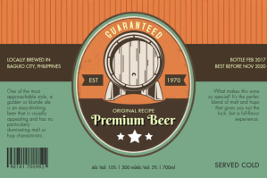 Verde Beer Label Label Template