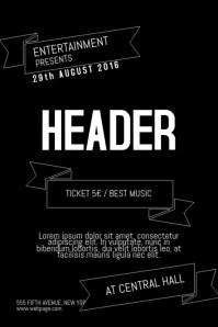 customizable design templates for black event flyer template what makes a good black and white event flyer