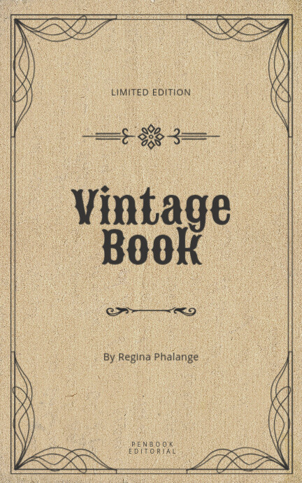 Plantilla de Portada de Libro Vintage | PosterMyWall