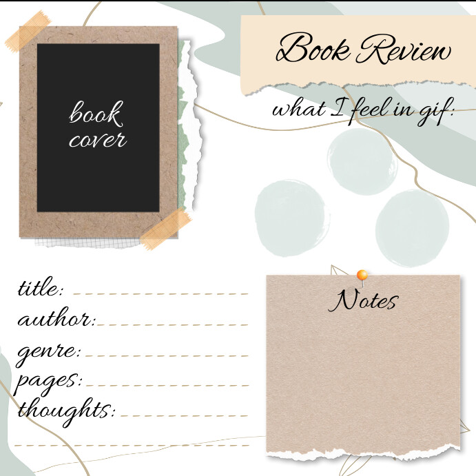 Copy of Vintage Book Review Instagram Post Template PosterMyWall