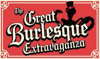 Vintage Burlesque Party Design Template Tag: The Great Burlesque Extravaganza Label