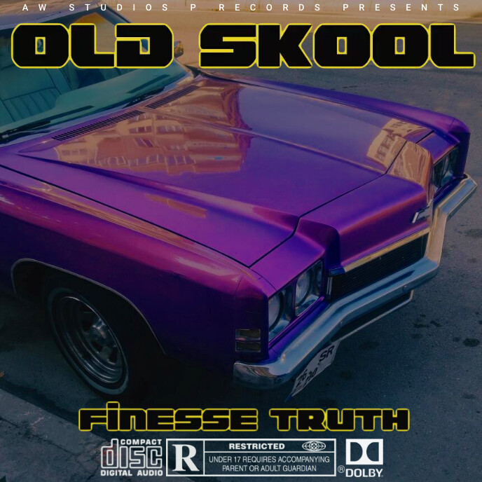 vintage car album art template