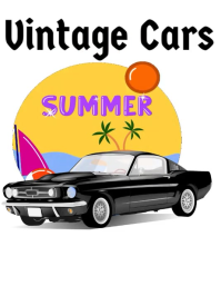 Biały Vintage Cars Volantino Template