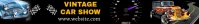 Vintage Car Show Leaderboard template