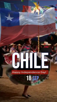 Brown Independence Day Celebration Instagram Reel Template