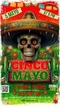 Vintage Cinco De Mayo Instagram Story template