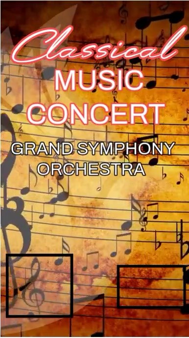 Vintage Classical Music Concert  Instagram Story Instagram-verhaal template