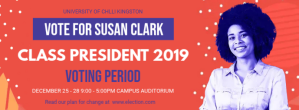 Vintage College Election Facebook Header Ikhava Yesithombe se-Facebook template