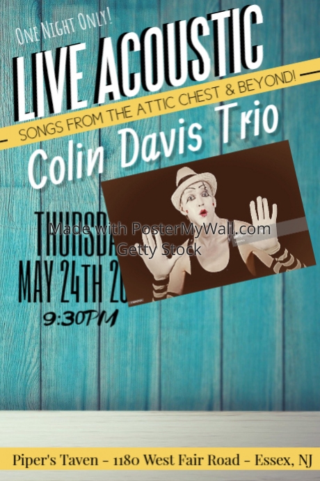 vintage concert poster template postermywall