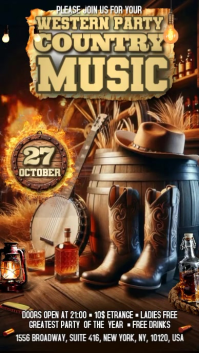 Vintage Country Instagram Story template