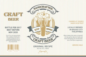 Wit Craft Beer Label Label Template