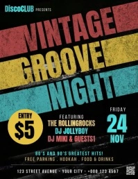 Vintage Flyer (format US Letter) template