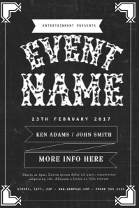customizable design templates for vintage flyer postermywall team roping flyer template