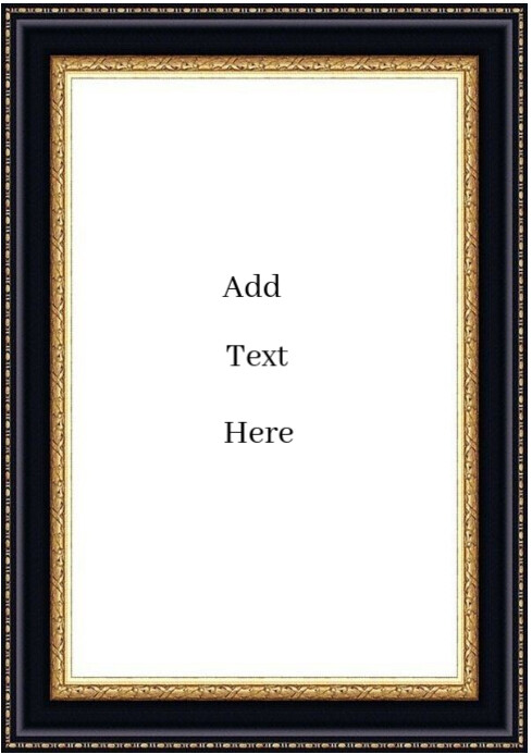 Vintage Frame  A4 template
