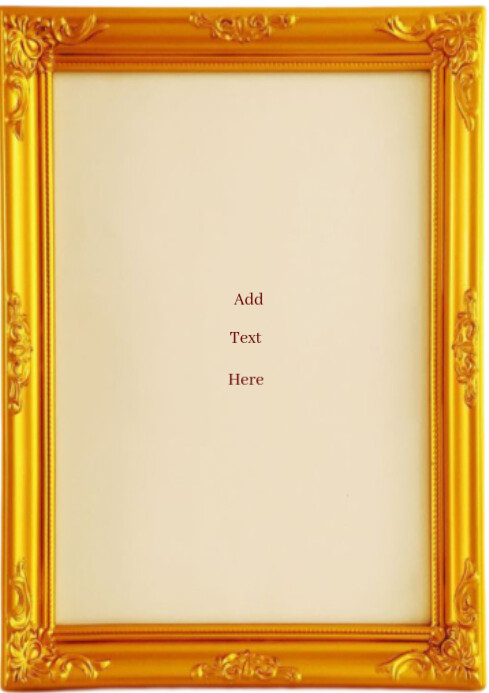 Vintage Frame Design  A4 template