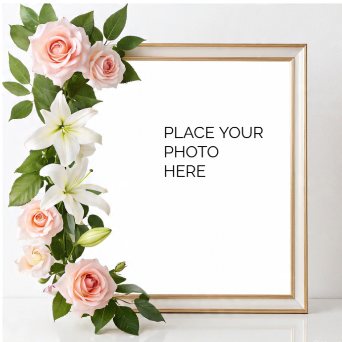 Frame Pattern Post Pinterest Vintage Frame Template | PosterMyWall